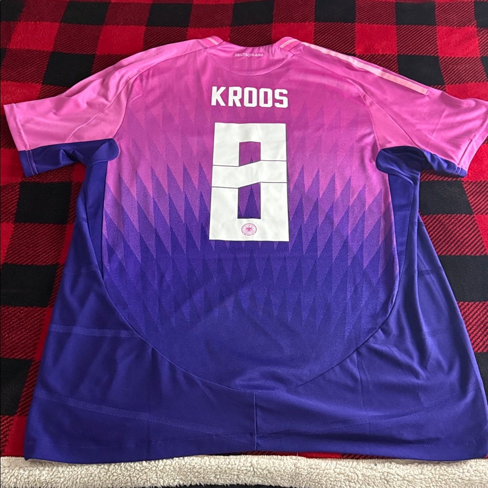 RARE Germany 🇩🇪 #8 Toni Kroos Euro 2024 Adidas Away Player Edition Jersey